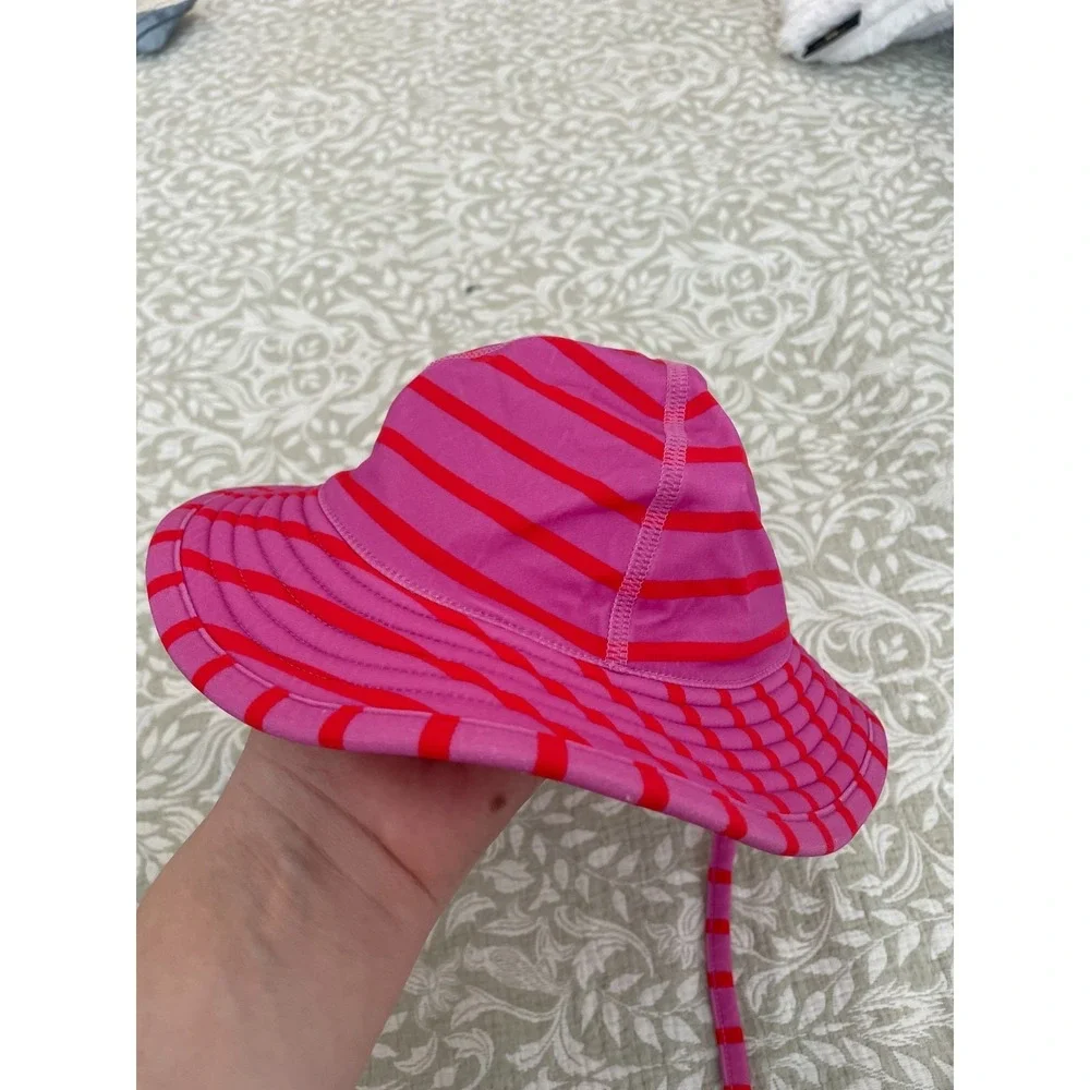 Hanna Andersson Sun Hat Kids Unisex XS Protection Beach Swim Outdoors Pink